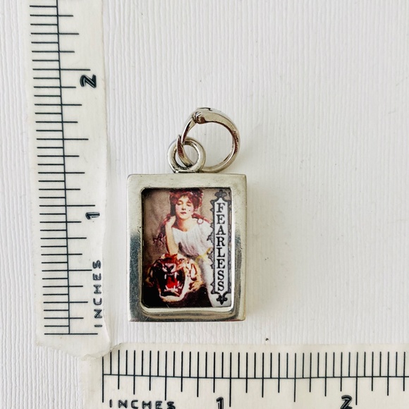 LAST ONE - Fearless Pick Up Sticks Reversible Charm - Picture 2 of 2